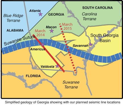 SUwanee Suture and GA Rift basin experiment (SUGAR)